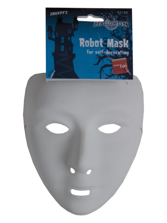Robot Mask, White