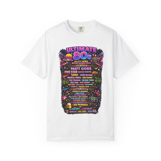 ULTIMATE 80s Bognor 24th April 2026 Lineup Statement TShirt