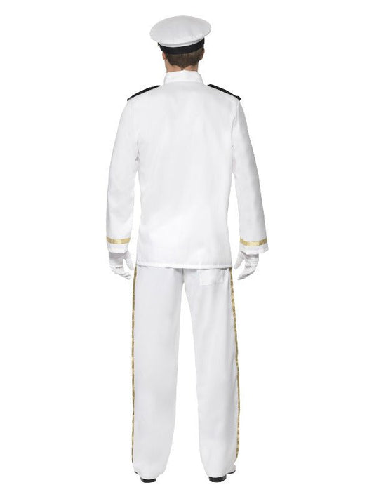 Deluxe Captain Costume, White - Adult Weekender