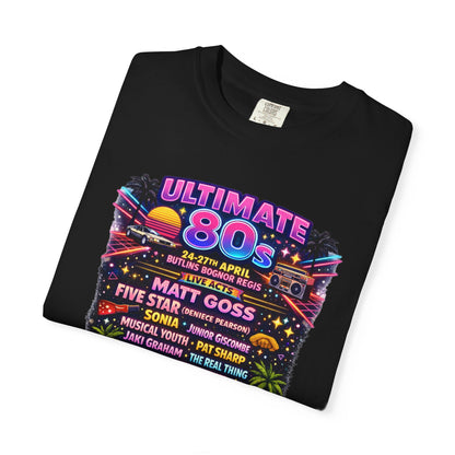 ULTIMATE 80s Bognor 24th April 2026 Lineup Statement TShirt Dress Loud