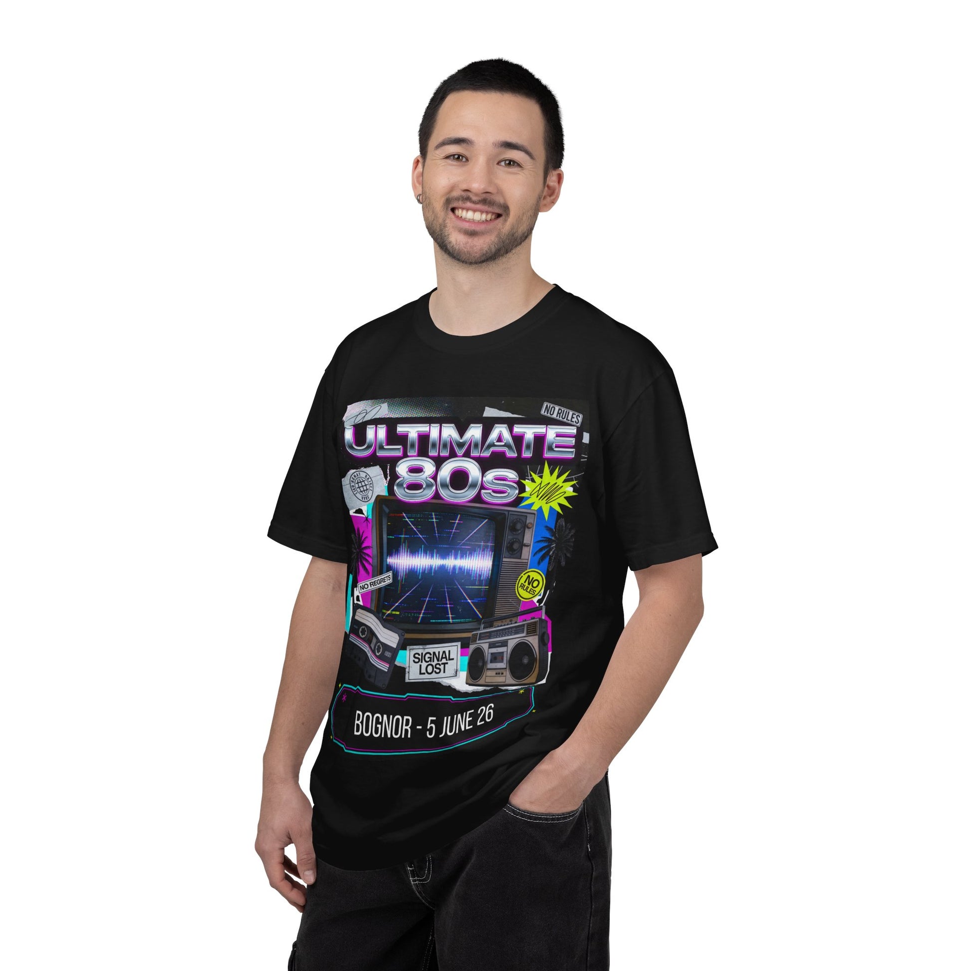 ULTIMATE 80s Bognor 5th June 2026 Statement TShirt Dress Loud