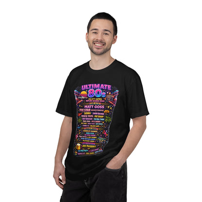 ULTIMATE 80s Bognor 24th April 2026 Lineup Statement TShirt Dress Loud