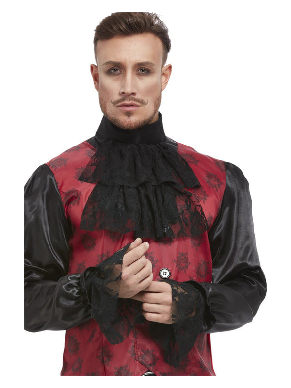 Cravat & Cuff Set, Black Dress Loud