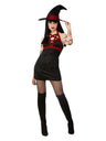 Fever Satanic Witch Costume, Black