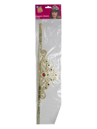 Jewelled Queen's Crown, Mixed Colours Dress Loud
