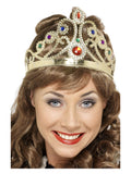 Jewelled Queen's Crown, Mixed Colours Dress Loud