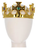 Jewelled King's Crown, Gold Dress Loud