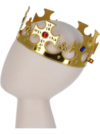 Jewelled King's Crown, Gold Dress Loud