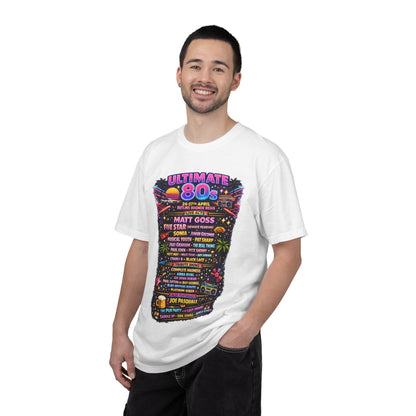 ULTIMATE 80s Bognor 24th April 2026 Lineup Statement TShirt Dress Loud