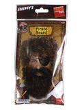 Deluxe Pirate Beard, Brown Dress Loud