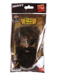 Deluxe Pirate Beard, Brown Dress Loud