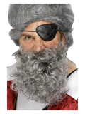 Deluxe Pirate Beard, Light Grey Dress Loud