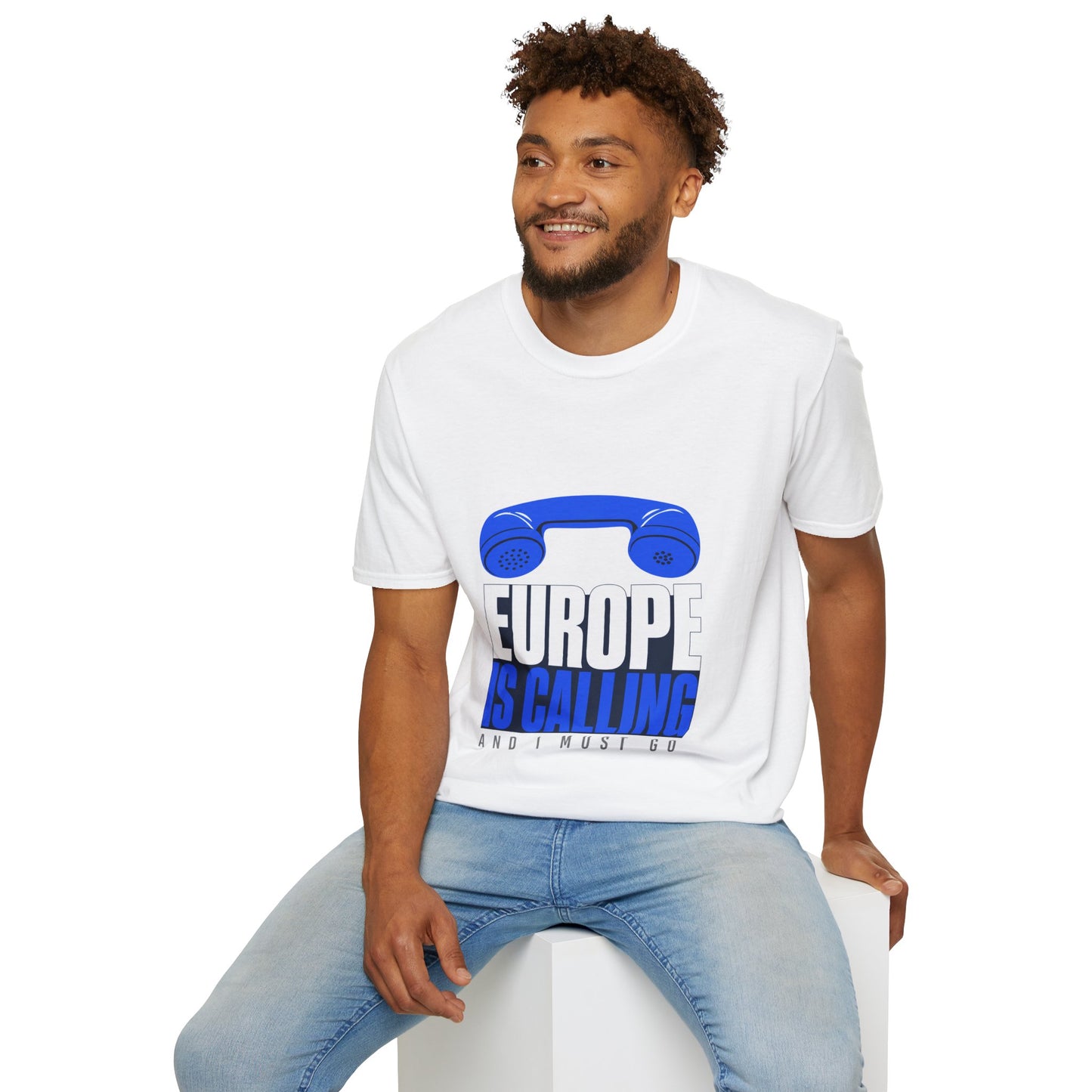 Europe Is Calling T-Shirt — Travel Tee "Europe Is Calling and I Must Go"