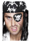 Pirate Eyepatch, Black & White Dress Loud