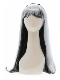 Bewitching Wig, White & Black Dress Loud