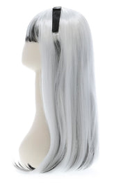 Bewitching Wig, White & Black Dress Loud