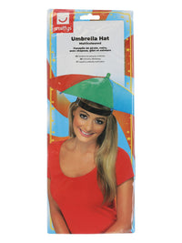 Umbrella Hat, Multi-Coloured Dress Loud