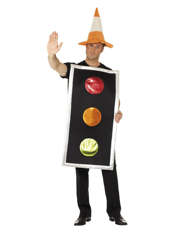 Traffic Light Costume, Black Dress Loud