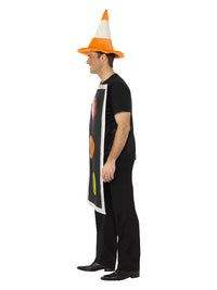 Traffic Light Costume, Black Dress Loud
