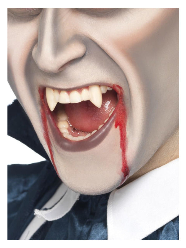 Smiffys Make-Up FX, Vampire Fang Tooth Caps, White Dress Loud
