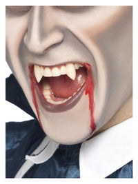 Smiffys Make-Up FX, Vampire Fang Tooth Caps, White Dress Loud
