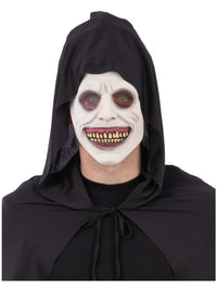 White Eyed Smiling Demon Latex Mask