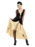 20s Gatsby Girl Costume, Black Dress Loud