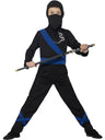 Ninja Assassin Costume, Black &amp; Blue