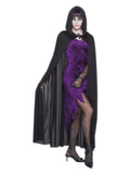 Hooded Vampire Cape, Black Dress Loud