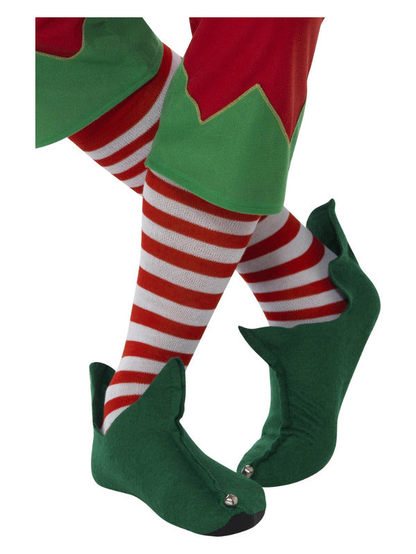 Striped Socks, Long, Red & White Dress Loud