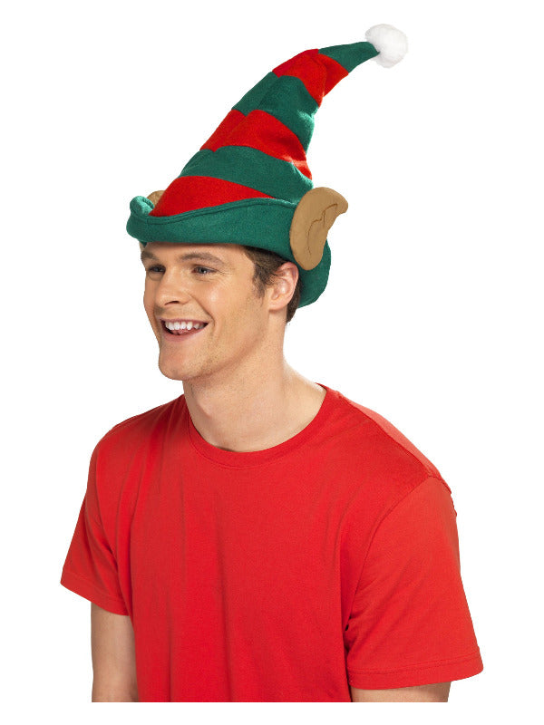 Elf Hat, Red & Green Dress Loud