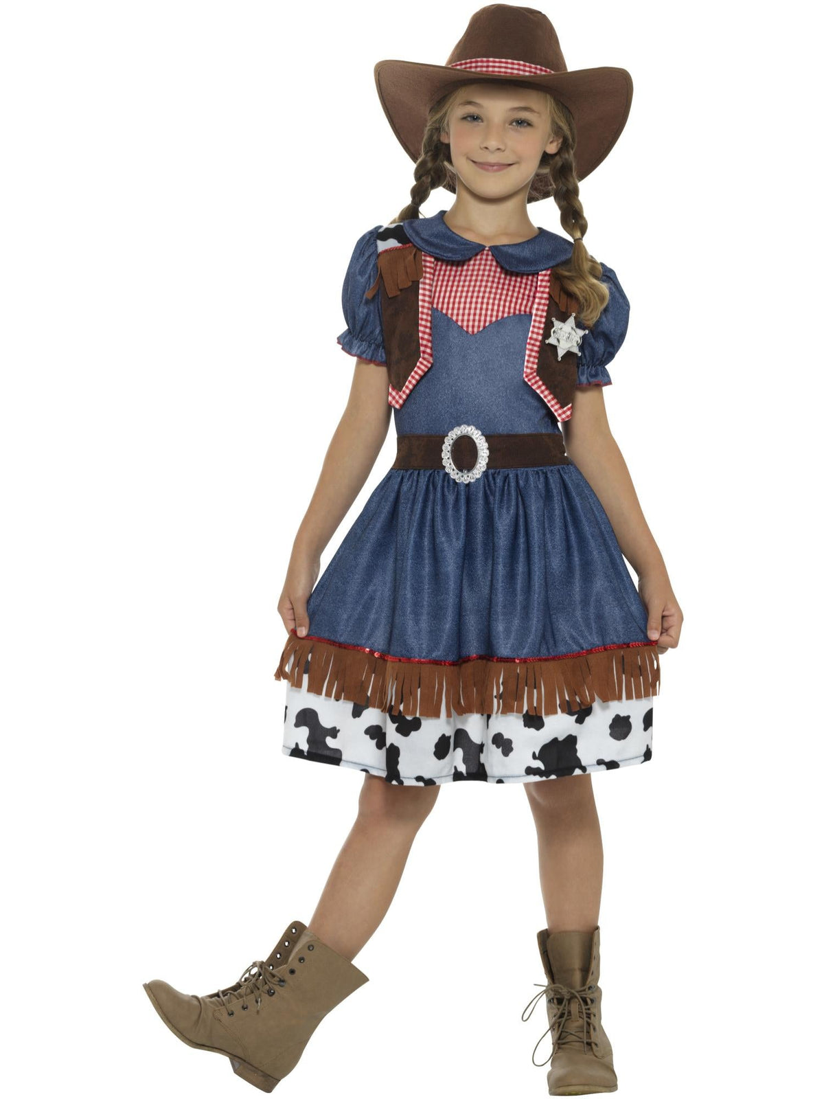 Texan Cowgirl Costume, Blue
