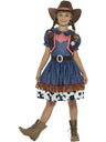 Texan Cowgirl Costume, Blue