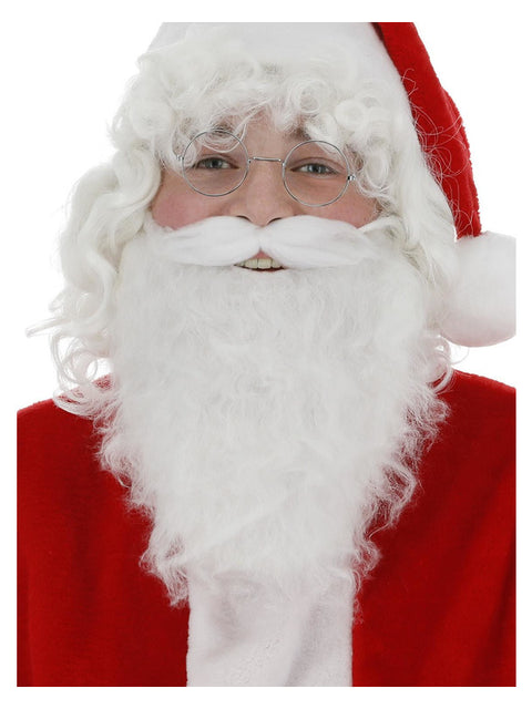 Santa Beard, White Dress Loud