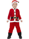 Santa Toddler Costume, Red &amp; White