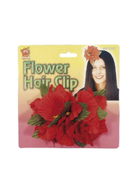 Hawaiian Flower Hair Clip, Red Dress Loud