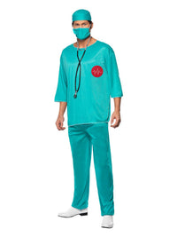 Surgeon Costume, Green Dress Loud
