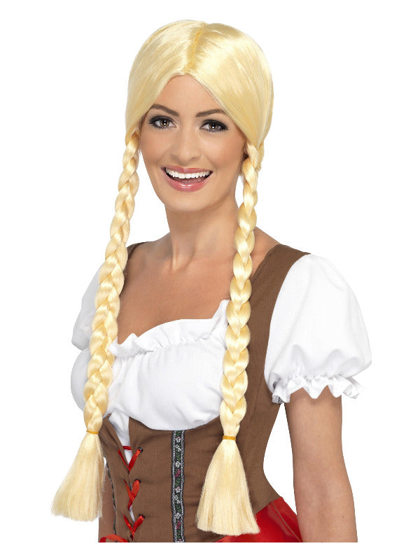 Bavarian Beauty Wig, Blonde Dress Loud