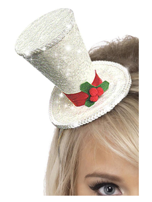 Mini Top Hat, White Dress Loud