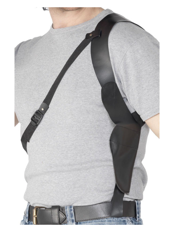 Leather Look Shoulder Holster, Black Dress Loud