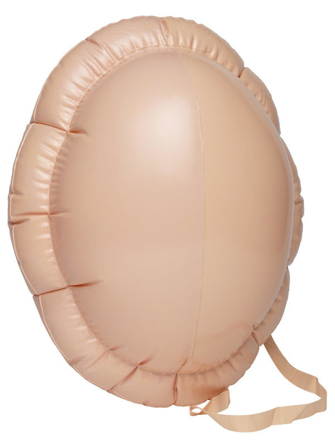 Santa Big Belly Inflatable, Beige Dress Loud