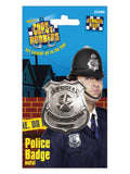 Metal Police Badge, Silver Dress Loud