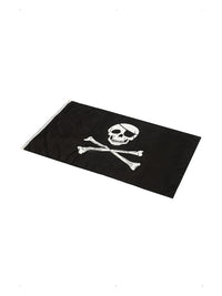 Pirate Flag, approx 152x91cm / 60x36in, Black Dress Loud