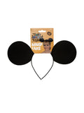 Mouse Ears on Headband, Black Dress Loud