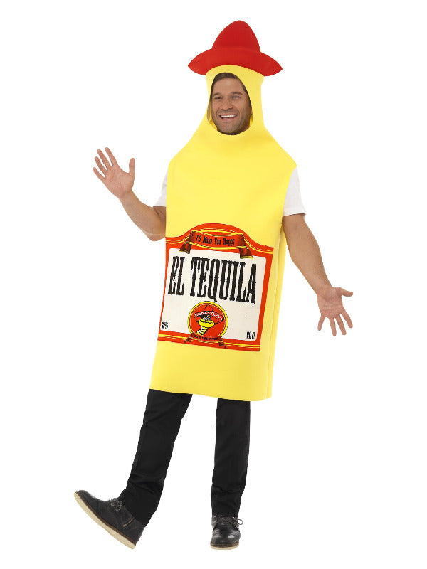 Tequila Bottle Costume, Yellow Dress Loud
