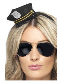 Mini Cop Hat, Black Dress Loud