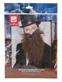 Long Beard & Tash, Brown Dress Loud