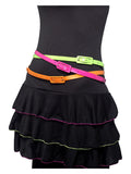 Neon Belts, Neon Multi-Coloured Dress Loud