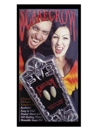 Scarecrow Deluxe Classic Vampire Fangs, White Dress Loud