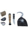 Pirate Set with Compass, Brown